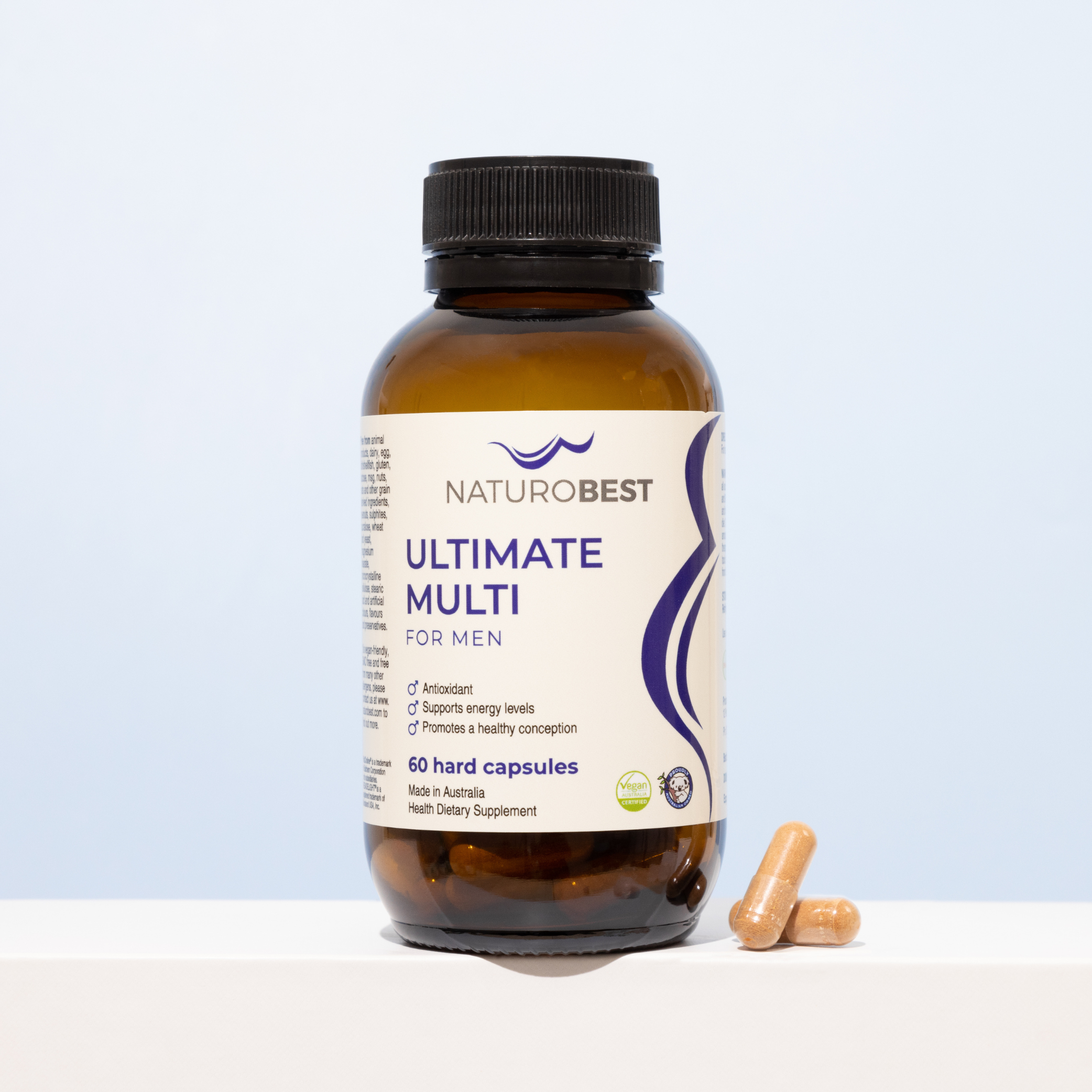 Ultimate Multi for Men | Preconception Multi for Men | US Label | EOFY Sale - Buy 2, Get 50% Off!