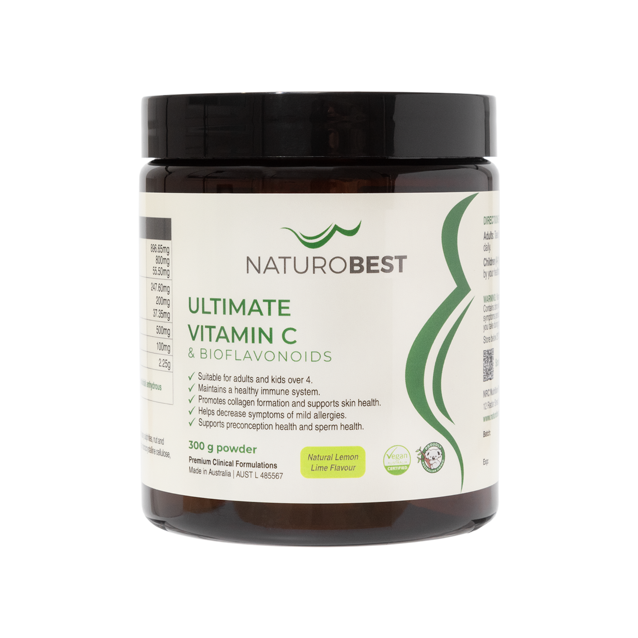 Ultimate Vitamin C & Bioflavonoids -300gms - 2 Carton MOQ | Expires June 2028