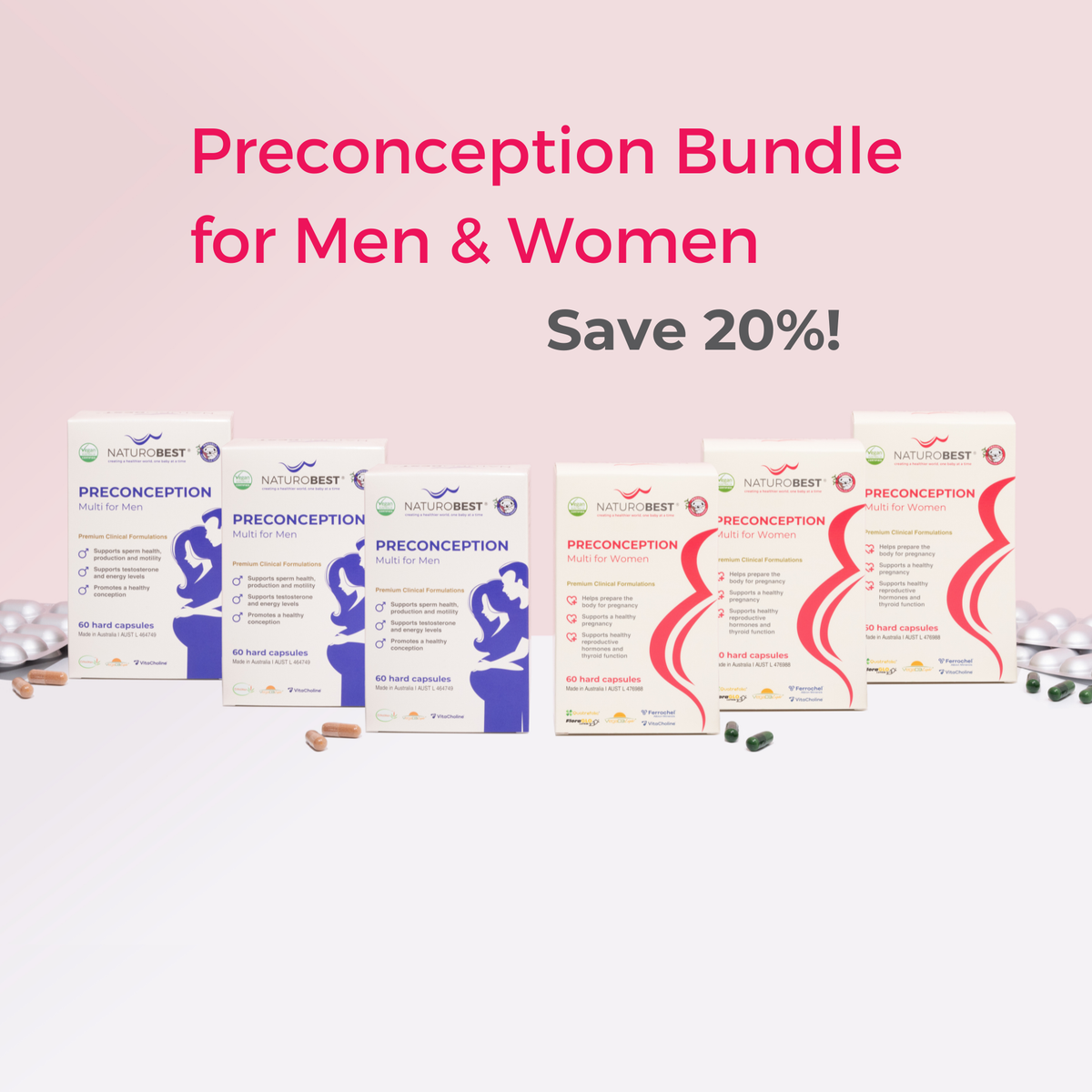 Ova Preconcepotion Preconception Bundle for Men & Women | Save 20%!