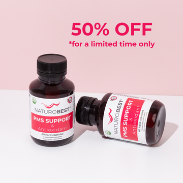 PMS Support & Antioxidant | 50% Off!